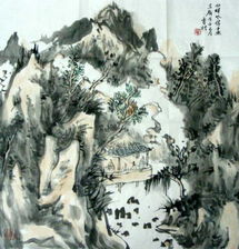 寓意好的山水画微信头像