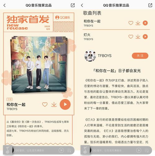  tfboys周年新歌上线,四叶草齐聚qq音乐灯火相守相伴