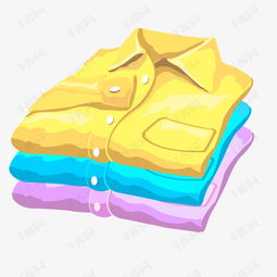  卡通叠好的衣服设计矢量图素材图片免费下载高清psd千库网图片编号10947860