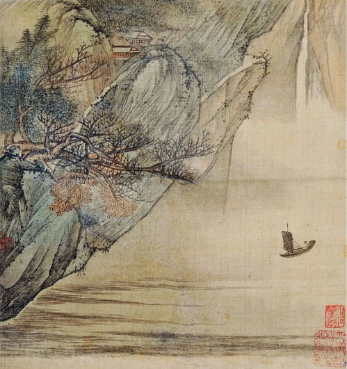  金陵八家中的五位画家的山水画作,既传统又有各家的绘画之风