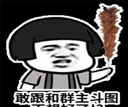  斗图专用表情包盗图还敢当面发看到这特质鸡毛掸子了吗