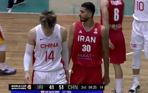  中国男篮险胜伊朗,王哲林237力压哈达迪,吴前和周鹏关键三分