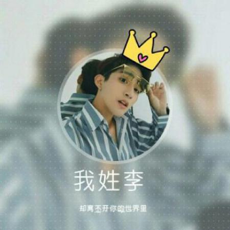  男生姓氏头像,圆形边框加上皇冠加上我姓什么