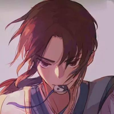  动漫头像眼泪不是因为你滴落