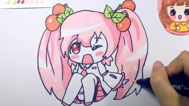  日漫少女樱花初音