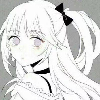 黑白动漫闺蜜头像两人最