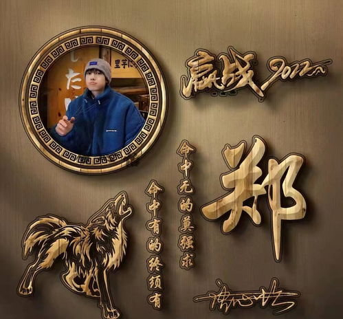  你的微信头像该换了,45张3d木质生肖款连笔签名头像,不要错过