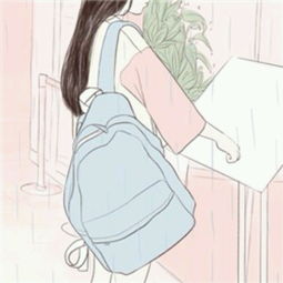  半身卡通头像女头