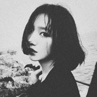  黑白女头像高冷侧脸微信头像图片大全