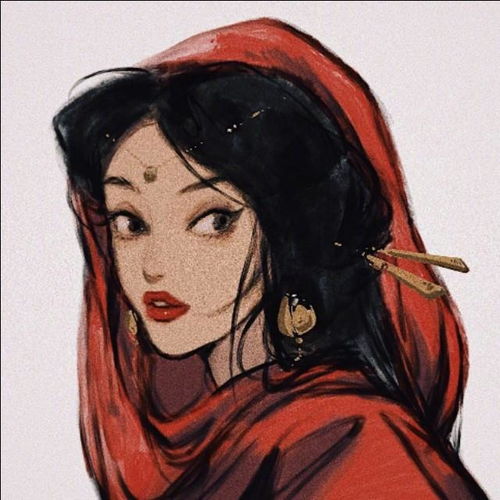  胶片插画头像系列