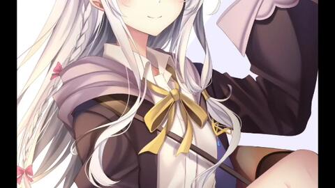  白发少女