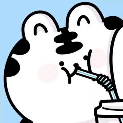  微信情侣头像卡通一对两张可爱呆萌微信情头一男一女