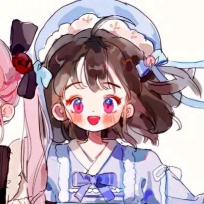 黑白动漫闺蜜头像两人谢