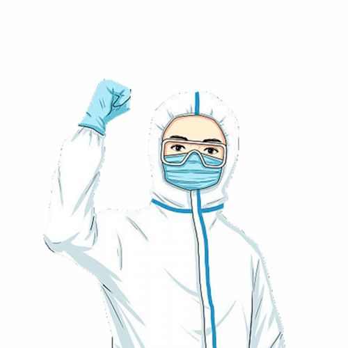 口罩动漫帅气头像手卫生