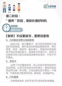  人民日报发布学生暑期计划表,济南妈妈表示差太远
