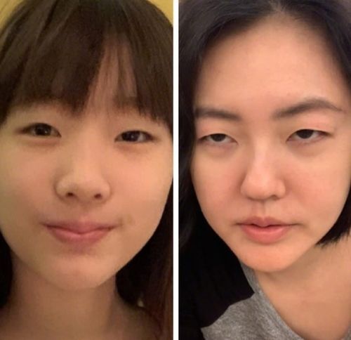 单眼皮口罩头像女生专用