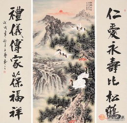  客厅挂什么画风水好吉祥山水画挂客厅为您添福加运