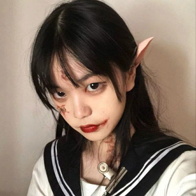  女头丧系真人闺蜜头像四人霸气冷酷姐妹头像一人一