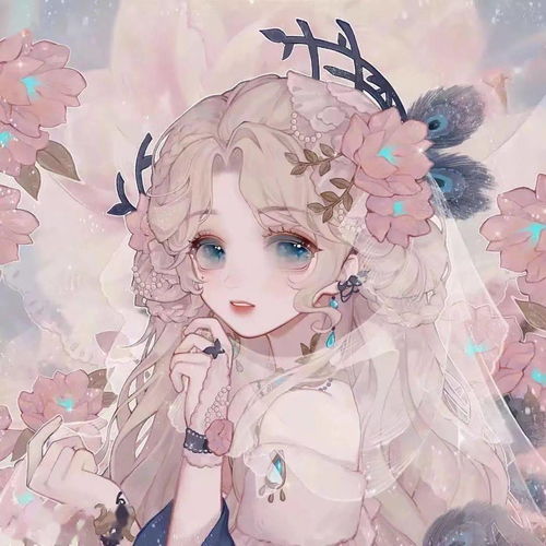  动漫女生头像干净的浅色系绝美动漫头像