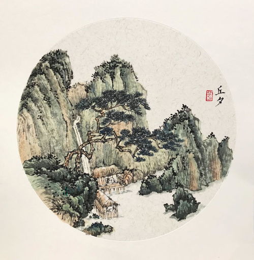  国画淡彩山水小白简易教程