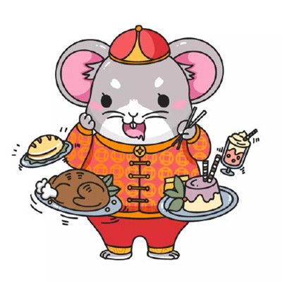  鼠年头像可爱图片大全2020年新版鼠年图片卡通