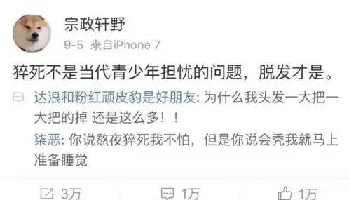  猝死不是当代青少年担忧的最大问题,可能脱发才是