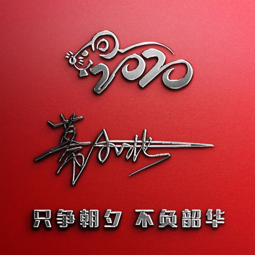  你的微信头像该换了,2020新款大红大气鼠年大吉签名头像,请查收