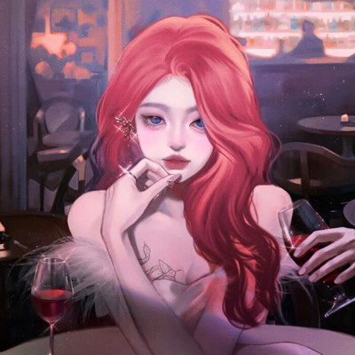  成熟性感动漫女生头像图片