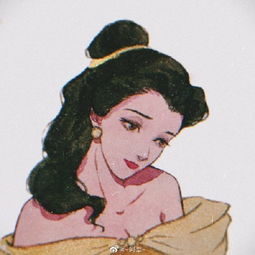  画风超舒服的迪士尼公主头像