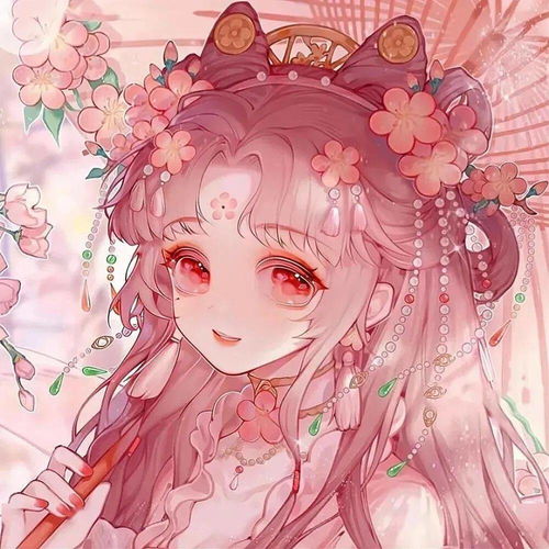 浪漫的女生头像动漫女生