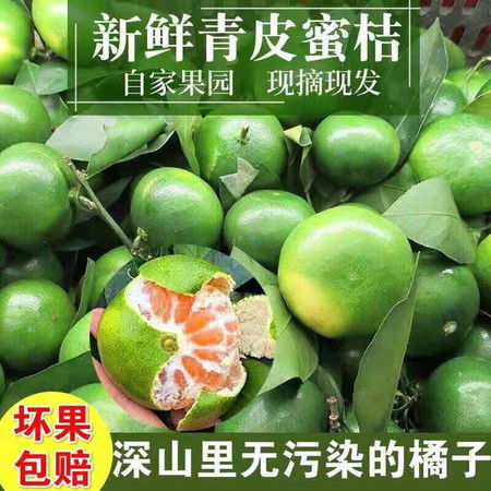  青皮蜜桔柑橘子无核新鲜酸甜柑橘孕妇水果现摘早熟3斤5斤9斤图片大全邮乐官方网站