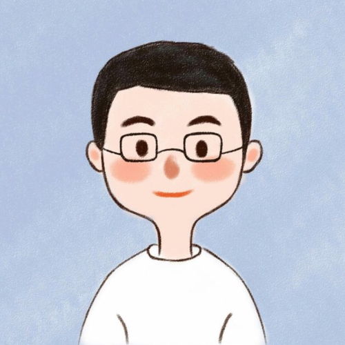口罩头像男卡通图片情侣
