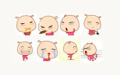  蜗弟搞怪qq表情下载