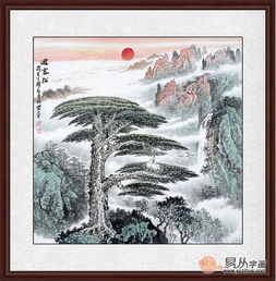  玄关想要风水好挂画的选择也应该有所讲究