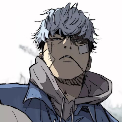  冲锋衣动漫男头男生头像自截