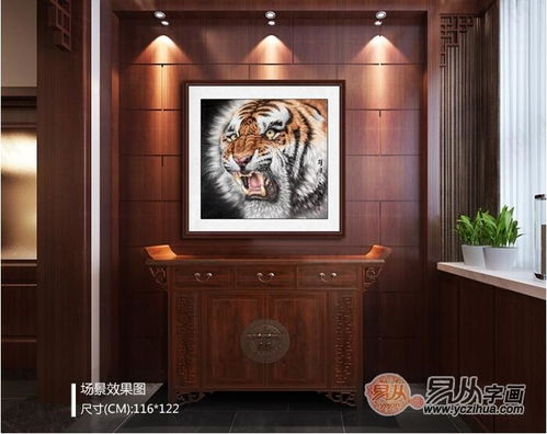  玄关墙装饰画风水讲究国画动物画调风水提运势