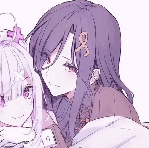  酷酷的闺蜜头像御姐百合情头团头