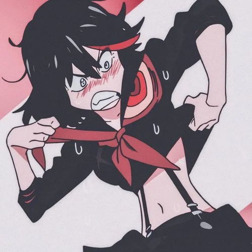  动漫女头斩服少女缠流子无水印女生头像