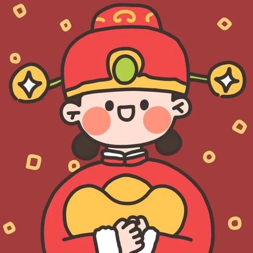  可可爱爱新年头像,好运2021适合大年三十的发圈文案