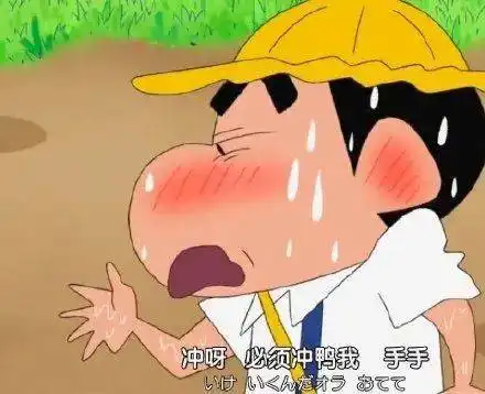  蜡笔小新表情包冲啊,必须冲鸭