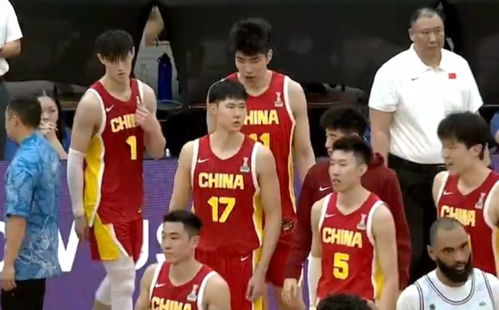  中国男篮胜关岛郭士强表情轻松,赵睿杨瀚森开心,胡金秋淡定