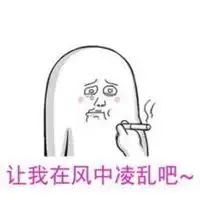 被风吹乱头发的表情包微信头像图片大全