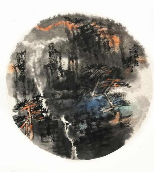  画轻烟山水,还原一种清静
