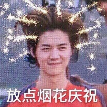  放烟花表情包