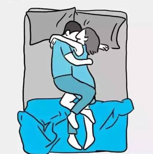  夫妻情侣的睡觉姿势能透露出你们的关系如何你们是哪种