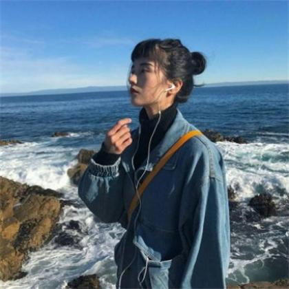 微信头像女生海边唯美