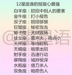  12星座谁的报复心最强,盘点那些容易诞生偶像的魅力星座