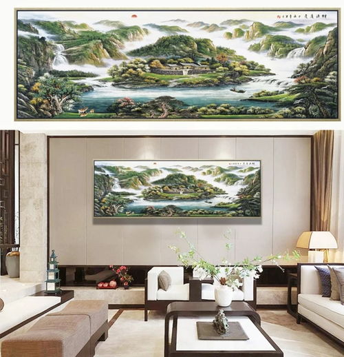  客厅挂什么风水画好山水画装饰自己的爱家