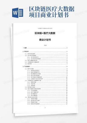  大数据项目计划书word模板下载熊猫办公