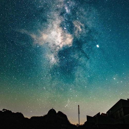 银河唯美星空闺蜜头像